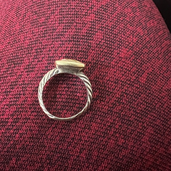 David Yurman Sterling 18k Citrine Noblesse Ring/ Silver Ring with Gold Accent 💍 - Picture 7 of 7